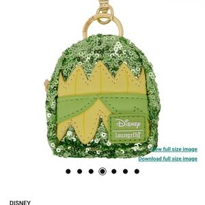 Loungefly Sequin Tiana Micro Bag Charm
